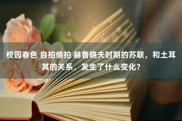 校园春色 自拍偷拍 赫鲁晓夫时期的苏联，和土耳其的关系，发生了什么变化？