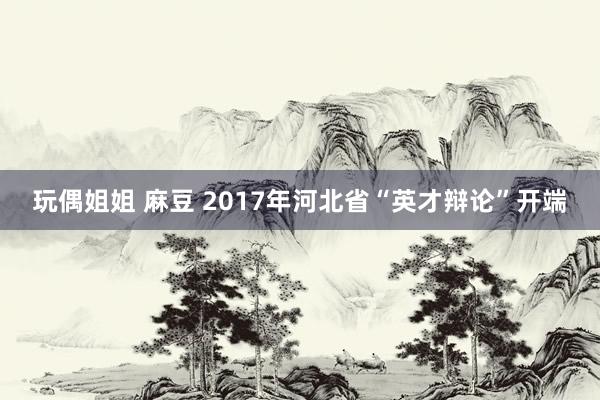 玩偶姐姐 麻豆 2017年河北省“英才辩论”开端